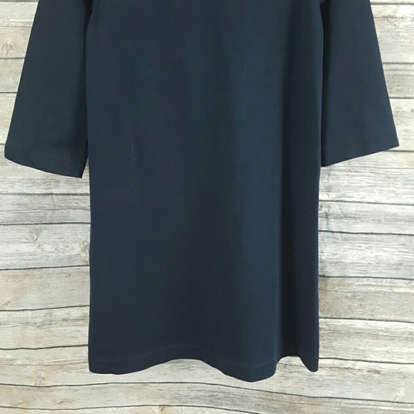 Crewcuts Girls Navy Blue Ruffled Dress w/ Pockets - Picture 7 of 7